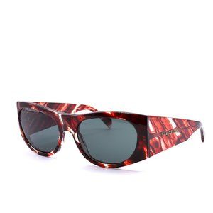NEW CELINE PARIS CL40029I 54N RUBY RED GREY LENS AUTHENTIC SUNGLASSES